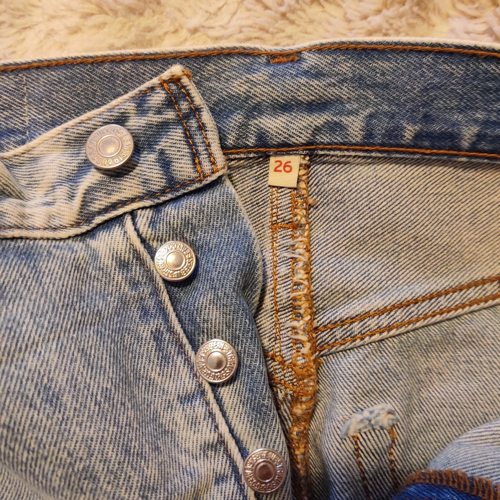 Levi's Iconic Denim Maxi Skirt EUC - Picture 6 of 11